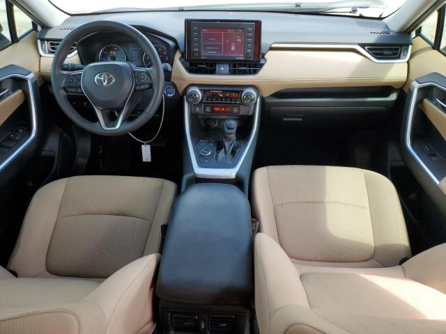 2T3RWRFVXLW081053 - 2020 TOYOTA RAV4 XLE WHITE photo 8