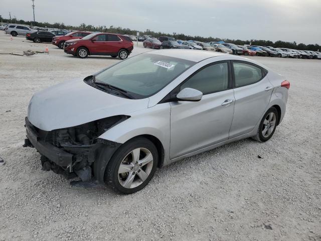 5NPDH4AE4DH243637 - 2013 HYUNDAI ELANTRA GLS GRAY photo 1