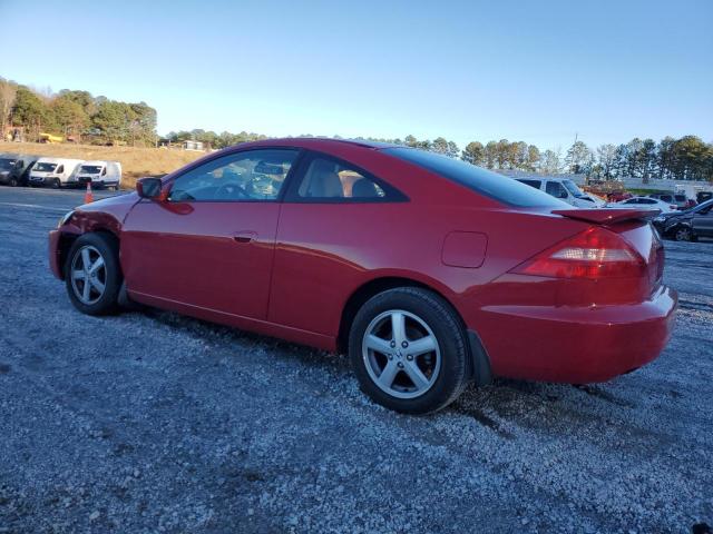 1HGCM726X3A015326 - 2003 HONDA ACCORD EX RED photo 2