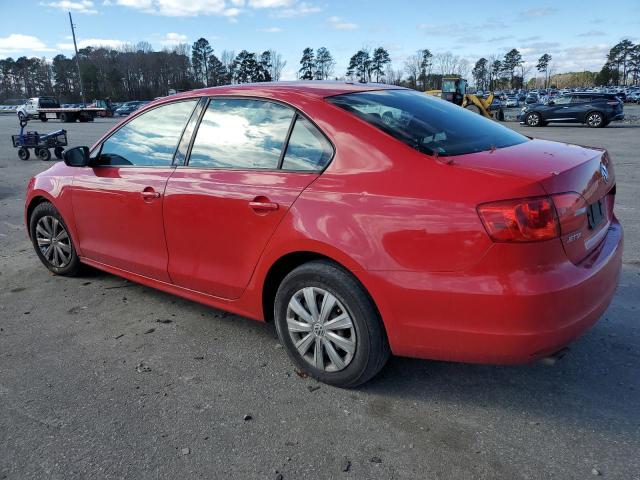 3VW2K7AJ1DM208682 - 2013 VOLKSWAGEN JETTA BASE RED photo 2