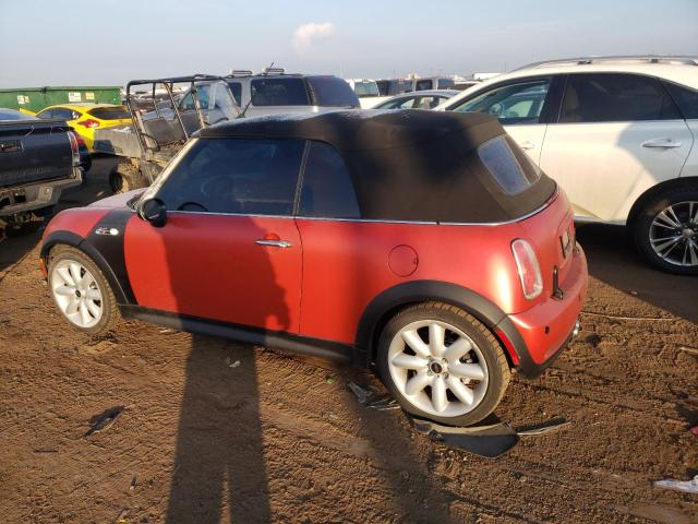 WMWRH33516TF86157 - 2006 MINI COOPER S RED photo 2