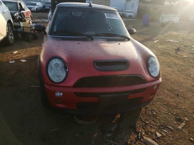 WMWRH33516TF86157 - 2006 MINI COOPER S RED photo 5