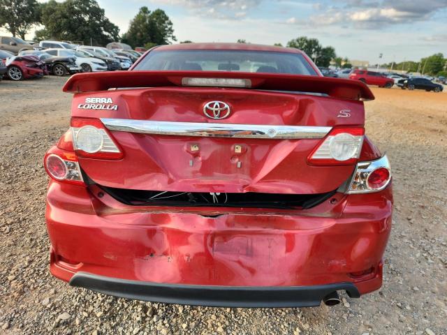 2T1BU4EE7BC682229 - 2011 TOYOTA COROLLA BASE RED photo 6