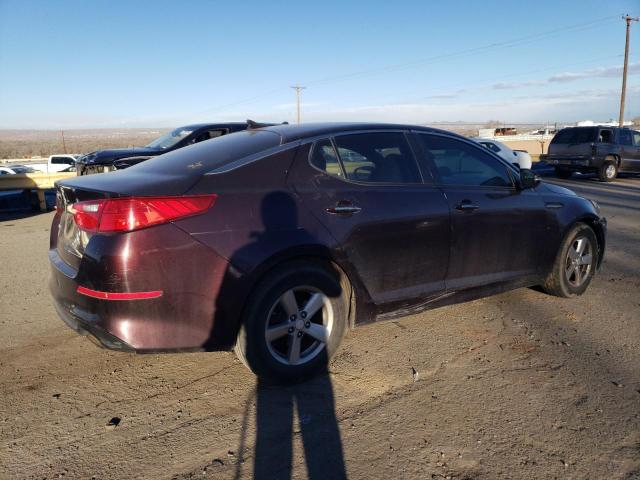 5XXGM4A78EG288703 - 2014 KIA OPTIMA LX MAROON photo 3