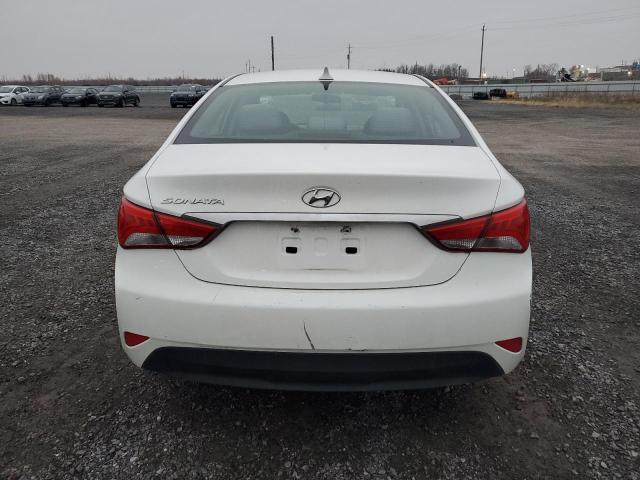 5NPEB4AC7EH912554 - 2014 HYUNDAI SONATA GLS WHITE photo 6