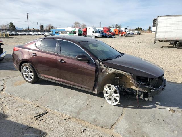 KNAGN4A75B5118664 - 2011 KIA OPTIMA EX BURGUNDY photo 4