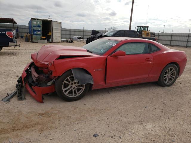 2G1FB1E34F9309054 - 2015 CHEVROLET CAMARO LS RED photo 1