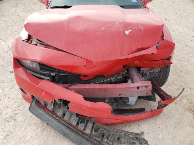 2G1FB1E34F9309054 - 2015 CHEVROLET CAMARO LS RED photo 11