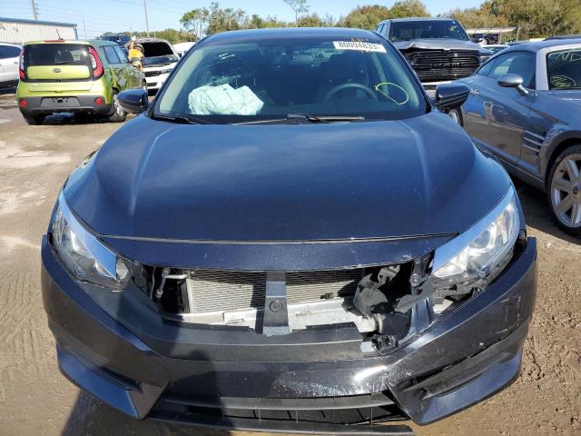 2HGFC2F54JH543964 - 2018 HONDA CIVIC LX GRAY photo 5