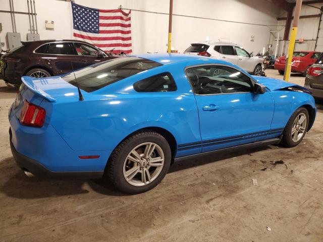 1ZVBP8AN4A5160462 - 2010 FORD MUSTANG BLUE photo 3