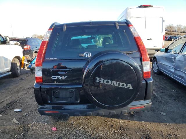 SHSRD78925U311745 - 2005 HONDA CR-V SE BLACK photo 6