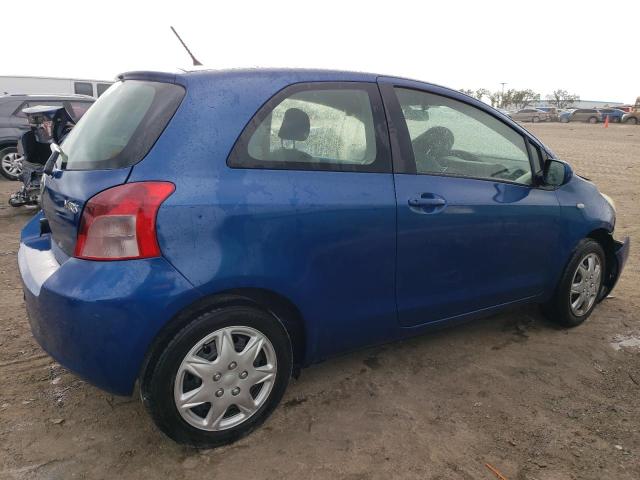 JTDJT923X75138763 - 2007 TOYOTA YARIS BLUE photo 3