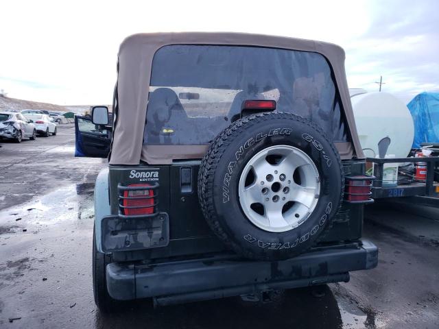 1J4FY29P1WP730153 - 1998 JEEP WRANGLER / SE GREEN photo 6