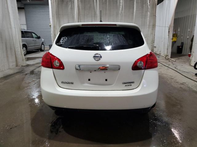 JN8AS5MV1DW653638 - 2013 NISSAN ROGUE S WHITE photo 6