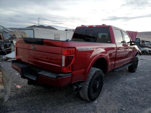 1FT8W3BT9NEC65035 - 2022 FORD F350 SUPER DUTY RED photo 3