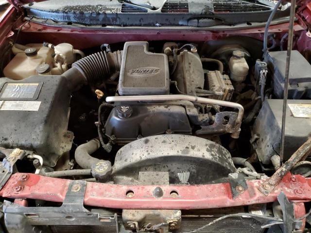 1GNDT13S532291929 - 2003 CHEVROLET TRAILBLAZE BURGUNDY photo 12