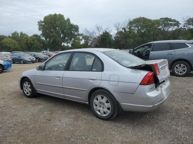1HGES26892L041741 - 2002 HONDA CIVIC EX SILVER photo 2