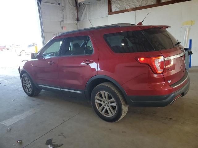 1FM5K8D80JGA34779 - 2018 FORD EXPLORER XLT برغندي صورة 2