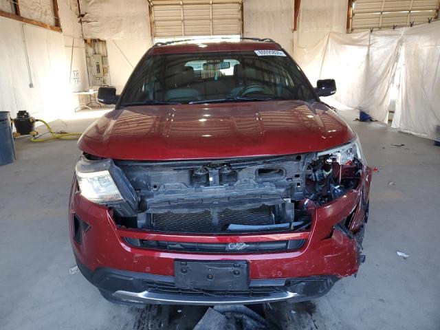 1FM5K8D80JGA34779 - 2018 FORD EXPLORER XLT برغندي صورة 5