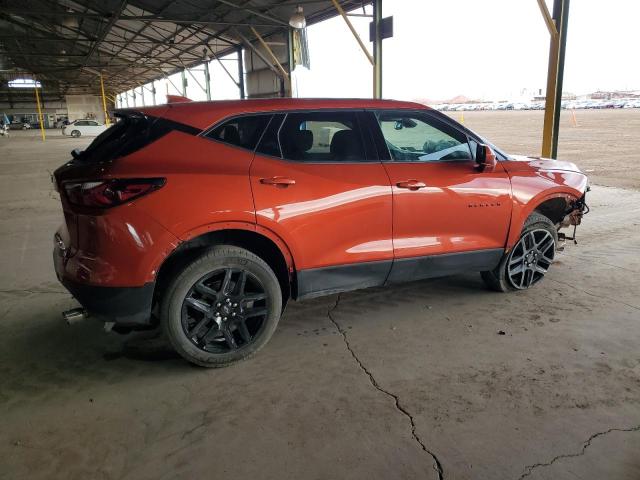 3GNKBHRS2MS571579 - 2021 CHEVROLET BLAZER 2LT ORANGE photo 3