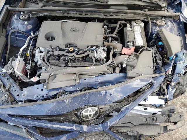 4T1T11AK3RU237292 - 2024 TOYOTA CAMRY SE NIGHT SHADE BLUE photo 11