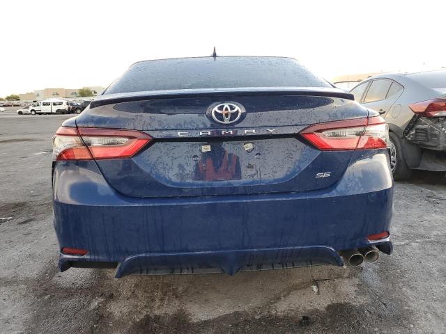 4T1T11AK3RU237292 - 2024 TOYOTA CAMRY SE NIGHT SHADE BLUE photo 6