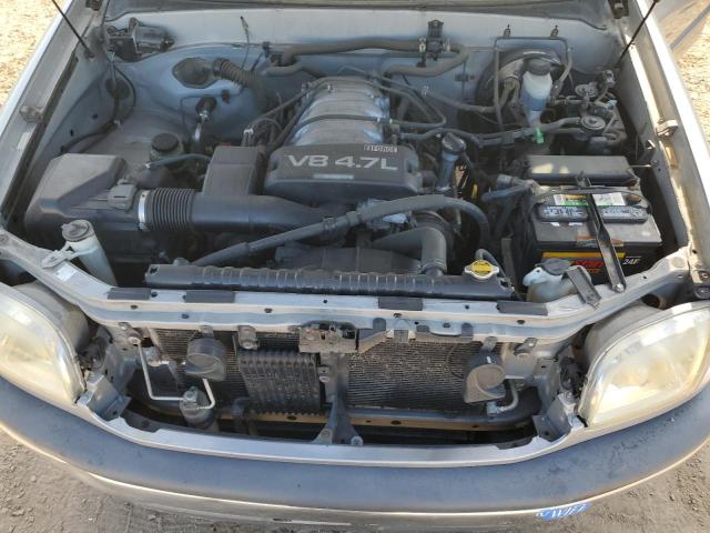 5TBBT44132S249671 - 2002 TOYOTA TUNDRA ACCESS CAB ვერცხლისფერი ფოტო 11