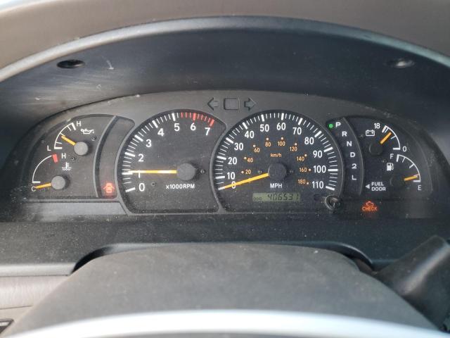 5TBBT44132S249671 - 2002 TOYOTA TUNDRA ACCESS CAB ვერცხლისფერი ფოტო 9