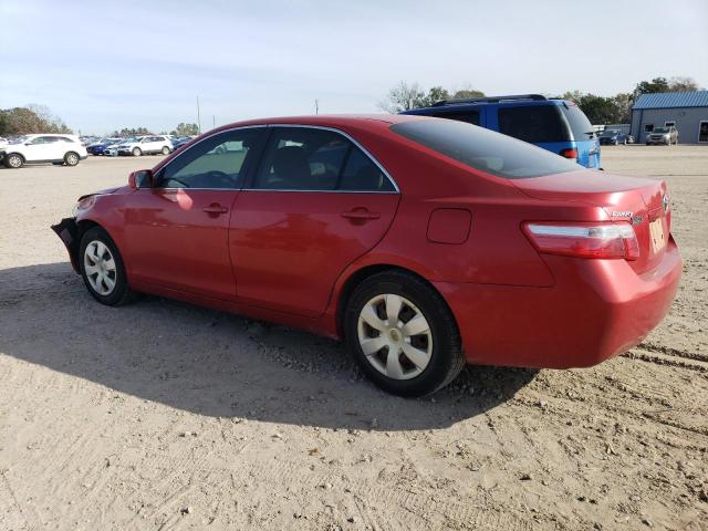 4T1BE46K87U192731 - 2007 TOYOTA CAMRY CE RED photo 2