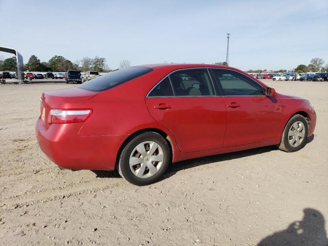 4T1BE46K87U192731 - 2007 TOYOTA CAMRY CE RED photo 3