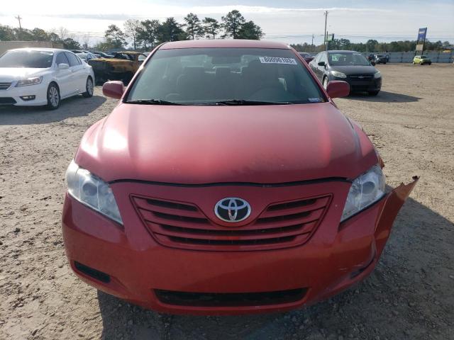 4T1BE46K87U192731 - 2007 TOYOTA CAMRY CE RED photo 5