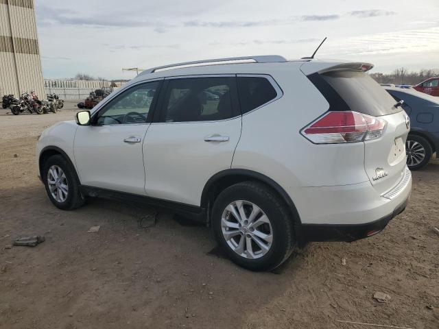 KNMAT2MV9FP524664 - 2015 NISSAN ROGUE S WHITE photo 2