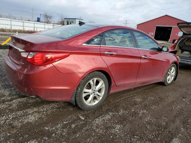 5NPEC4AC8DH696841 - 2013 HYUNDAI SONATA SE RED photo 3