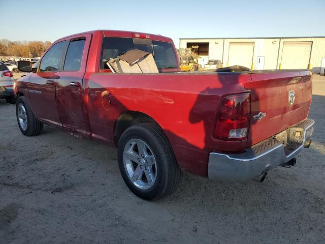 1D7RB1GT2BS569906 - 2011 DODGE RAM 1500 MAROON photo 2