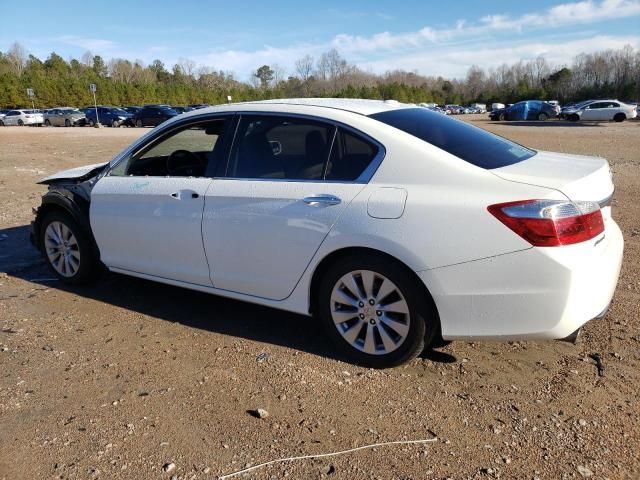 1HGCR3F80DA008537 - 2013 HONDA ACCORD EXL WHITE photo 2