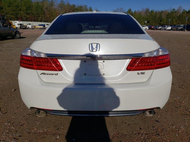 1HGCR3F80DA008537 - 2013 HONDA ACCORD EXL WHITE photo 6