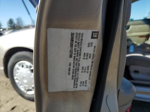 2G4WB52K911227995 - 2001 BUICK REGAL LS 棕色 照片 12