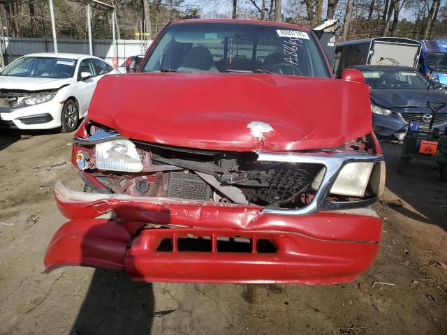 1FTRX17L7XNA81648 - 1999 FORD F150 RED photo 5