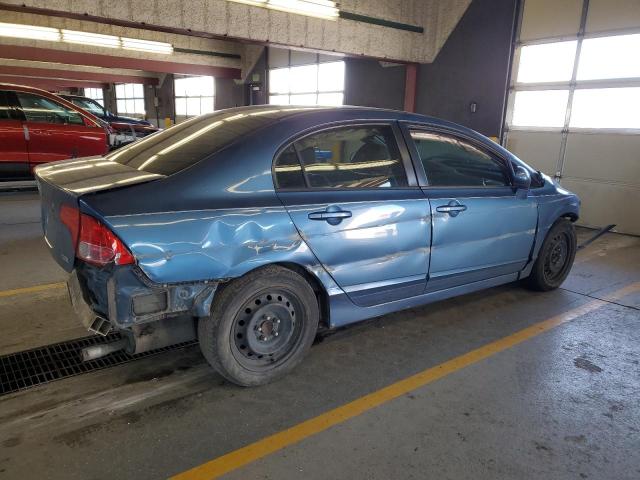 1HGFA16566L020794 - 2006 HONDA CIVIC LX BLUE photo 3