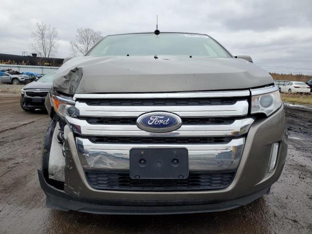 2FMDK3JC9EBB62944 - 2014 FORD EDGE SEL GOLD photo 5