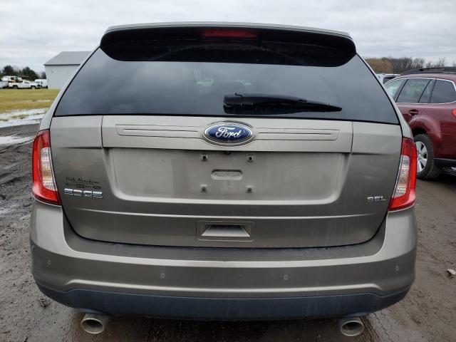 2FMDK3JC9EBB62944 - 2014 FORD EDGE SEL GOLD photo 6