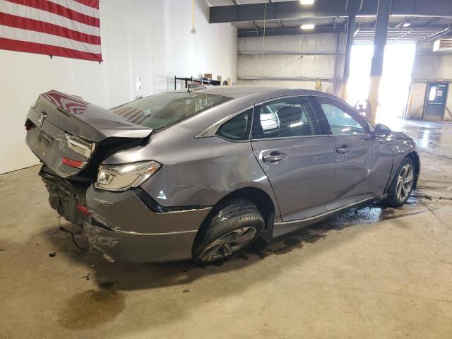 1HGCV1F48KA064994 - 2019 HONDA ACCORD EX ნაცრისფერი ფოტო 3