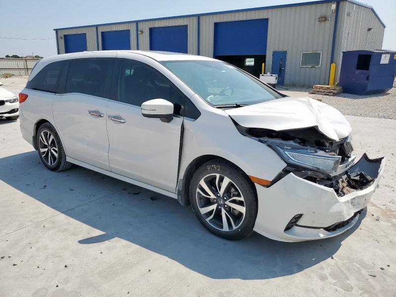 5FNRL6H84PB074142 - 2023 HONDA ODYSSEY TOURING WHITE photo 4