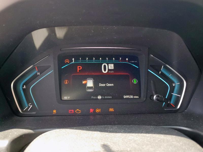 5FNRL6H84PB074142 - 2023 HONDA ODYSSEY TOURING WHITE photo 9