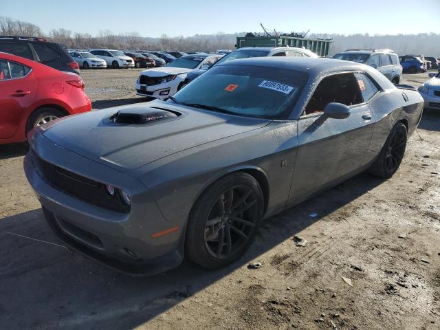 2C3CDZFJ1KH691127 - 2019 DODGE CHALLENGER R/T SCAT PACK GRAY photo 1
