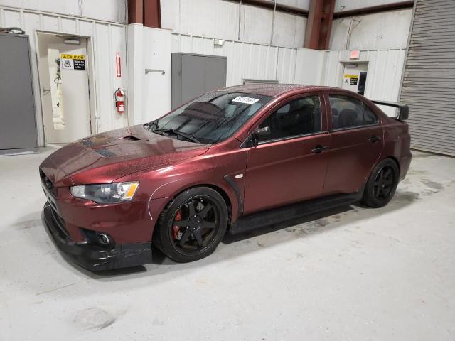 JA32W8FV9AU032852 - 2010 MITSUBISHI LANCER EVOLUTION GSR BURGUNDY photo 1