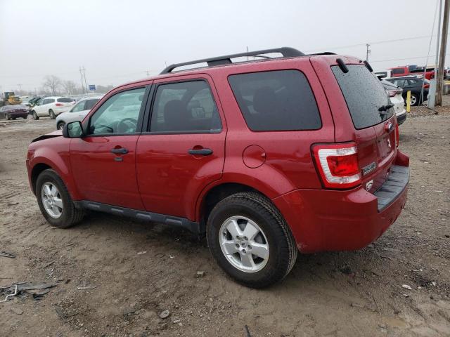 1FMCU0DG6BKB59245 - 2011 FORD ESCAPE XLT BURGUNDY photo 2