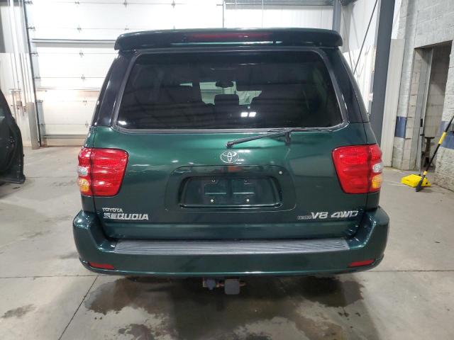 5TDBT48A64S231184 - 2004 TOYOTA SEQUOIA LIMITED GREEN photo 6