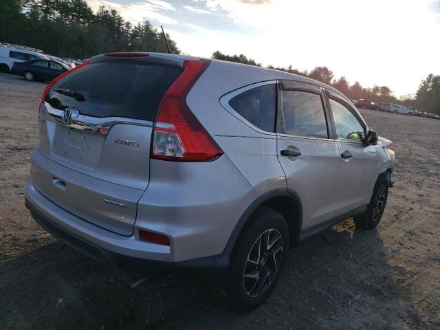 2HKRM4H40GH689836 - 2016 HONDA CR-V SE SILVER photo 3