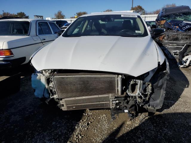 3FA6P0MU0KR117542 - 2019 FORD FUSION SEL WHITE photo 5